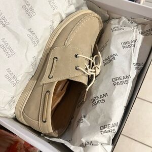 Dream Pairs Tan Boat Shoes